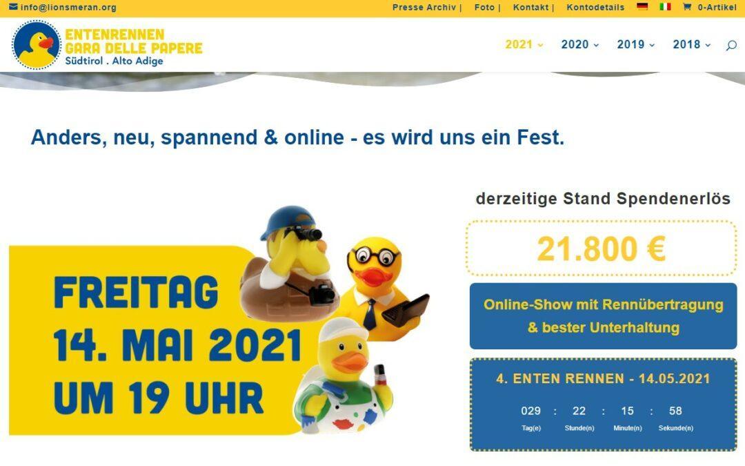 Das Entenrennen Südtirol 2021